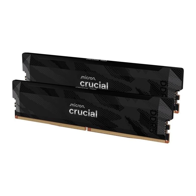 Kit mémoire gamer - CRUCIAL Pro OC - CP2K16G64C32U5B - 32 Go (2x 16