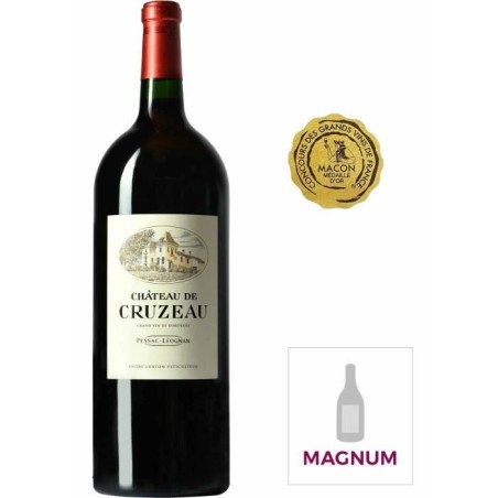 Magnum Château de Cruzeau 2021 Pessac Léognan - Vin Rouge de Bordeau