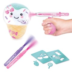 Canal Toys - Airbrush Plush - Mini peluche Food'tastic a décorer avec