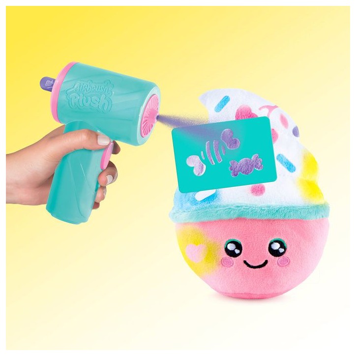 Canal Toys - Airbrush Plush – Peluche Squishy Food'tastic a décorer avec feutres parfumés et pochoirs - AIR 072 Canal Toys - Airbrush Plush – Peluche Squishy Food'tastic a décorer avec feutres parfumés et pochoirs - AIR 072