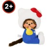 Peluche - BANDAI - Monchhichi - SE205035 - Hello Kitty Assis - 20 cm