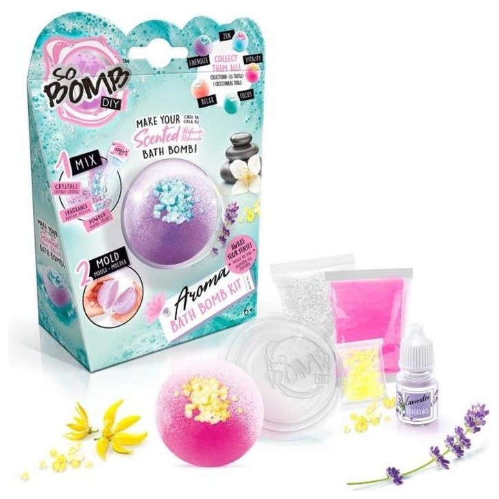 Kit pour bombe de bain effervescente - CANAL TOYS - So DIY - Aromathérapie - Bleu - Enfant - BBD 038 Kit pour bombe de bain effervescente - CANAL TOYS - So DIY - Aromathérapie - Bleu - Enfant - BBD 038