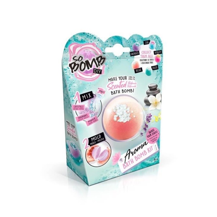 Kit pour bombe de bain effervescente - CANAL TOYS - So DIY - Aromathérapie - Bleu - Enfant - BBD 038 Kit pour bombe de bain effervescente - CANAL TOYS - So DIY - Aromathérapie - Bleu - Enfant - BBD 038