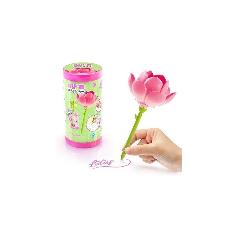 Canal Toys – BLOOM – Stylo Fleur a Construire – Encre pailletée