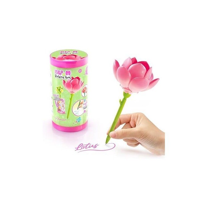 Canal Toys – BLOOM – Stylo Fleur a Construire – Encre pailletée et parfumée – 6 fleurs a collectionner – BLM 001 Canal Toys – BLOOM – Stylo Fleur a Construire – Encre pailletée et parfumée – 6 fleurs a collectionner – BLM 001