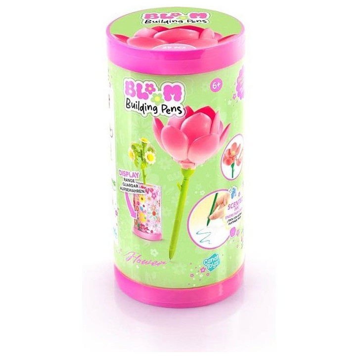 Canal Toys – BLOOM – Stylo Fleur a Construire – Encre pailletée et parfumée – 6 fleurs a collectionner – BLM 001 Canal Toys – BLOOM – Stylo Fleur a Construire – Encre pailletée et parfumée – 6 fleurs a collectionner – BLM 001