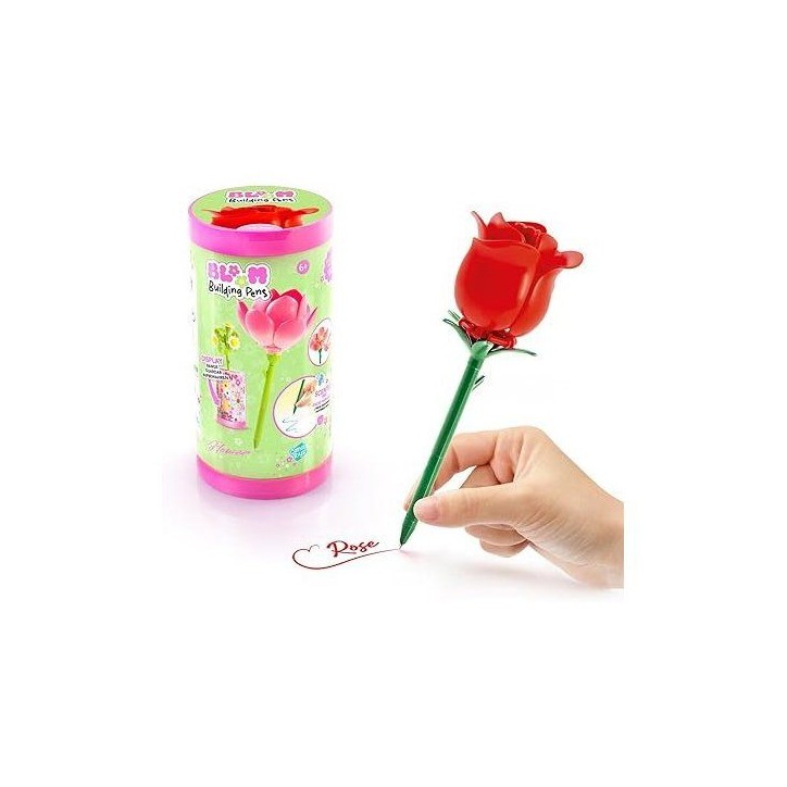 Canal Toys – BLOOM – Stylo Fleur a Construire – Encre pailletée et parfumée – 6 fleurs a collectionner – BLM 001 Canal Toys – BLOOM – Stylo Fleur a Construire – Encre pailletée et parfumée – 6 fleurs a collectionner – BLM 001