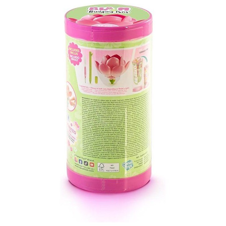 Canal Toys – BLOOM – Stylo Fleur a Construire – Encre pailletée et parfumée – 6 fleurs a collectionner – BLM 001 Canal Toys – BLOOM – Stylo Fleur a Construire – Encre pailletée et parfumée – 6 fleurs a collectionner – BLM 001