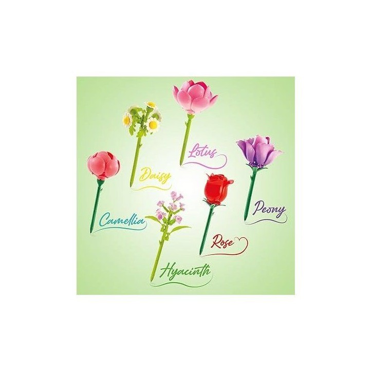 Canal Toys – BLOOM – Stylo Fleur a Construire – Encre pailletée et parfumée – 6 fleurs a collectionner – BLM 001 Canal Toys – BLOOM – Stylo Fleur a Construire – Encre pailletée et parfumée – 6 fleurs a collectionner – BLM 001