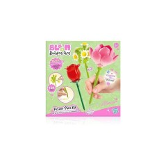 Stylo Fleur a Construire – Pack de 3 – Rose, Lotus et Marguerite - Encre pailletée et parfumée – BLM 002- Canal Toys - B