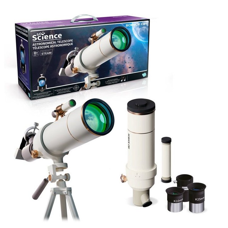 Canal Toys - So Science - Télescope astronomique avec support smartphone et oculaires 40x/16x - COS 002