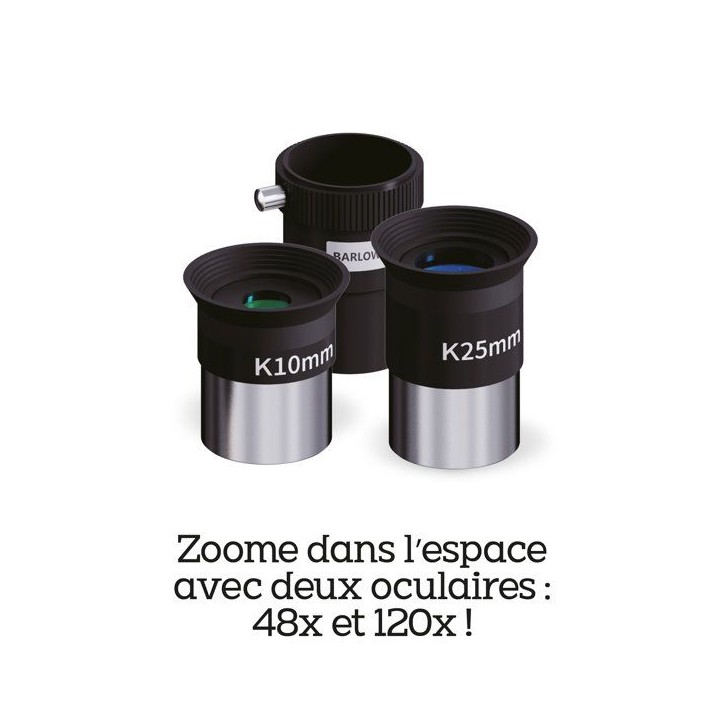 Canal Toys - So Science - Télescope astronomique avec support smartphone et oculaires 40x/16x - COS 002