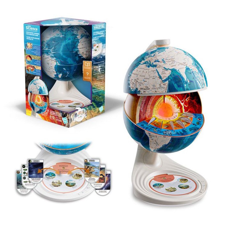 Canal Toys - So Science - Globe d'exploration interactif 3D avec cartes éducatives - COS 003 Canal Toys - So Science - Globe d'exploration interactif 3D avec cartes éducatives - COS 003