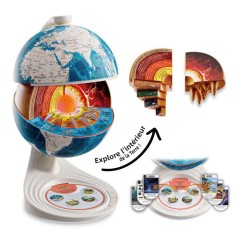 Canal Toys - So Science - Globe d'exploration interactif 3D avec carte