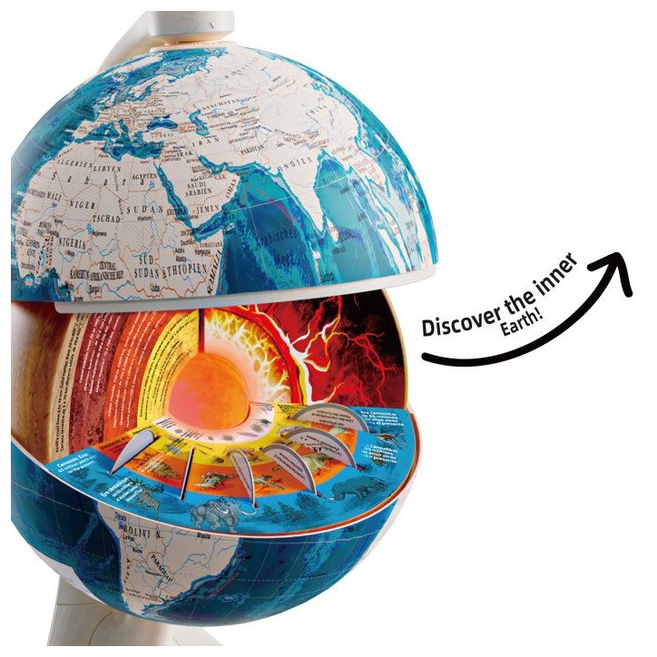 Canal Toys - So Science - Globe d'exploration interactif 3D avec cartes éducatives - COS 003 Canal Toys - So Science - Globe d'exploration interactif 3D avec cartes éducatives - COS 003