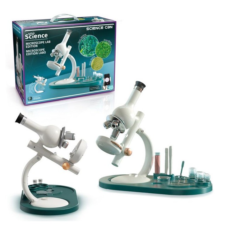 Canal Toys - So Science - Microscope édition labo avec grossissement jusqu'a 1600x, filtre RGB et support téléphone - COS 004 Canal Toys - So Science - Microscope édition labo avec grossissement jusqu'a 1600x, filtre RGB et support téléphone - COS 004