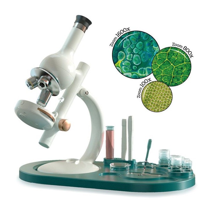 Canal Toys - So Science - Microscope édition labo avec grossissement jusqu'a 1600x, filtre RGB et support téléphone - COS 004 Canal Toys - So Science - Microscope édition labo avec grossissement jusqu'a 1600x, filtre RGB et support téléphone - COS 004