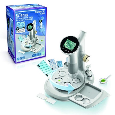 Canal Toys - So Science - Microscope vidéo Vision 1000 avec écran in