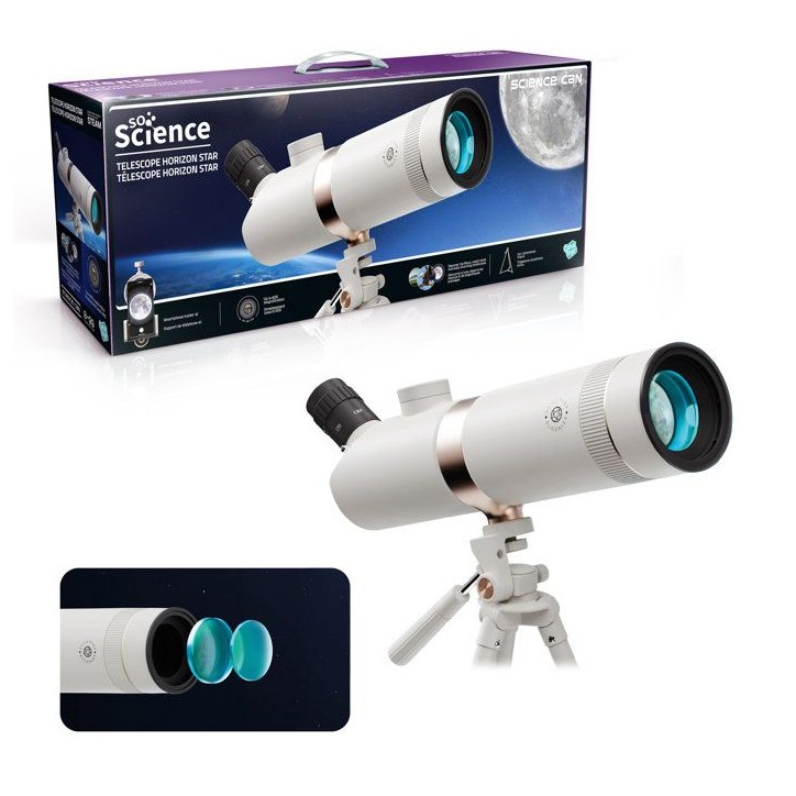 Canal Toys - So Science - Télescope Horizon Star avec support smartphone et oculaire 20-60mm - COS 008