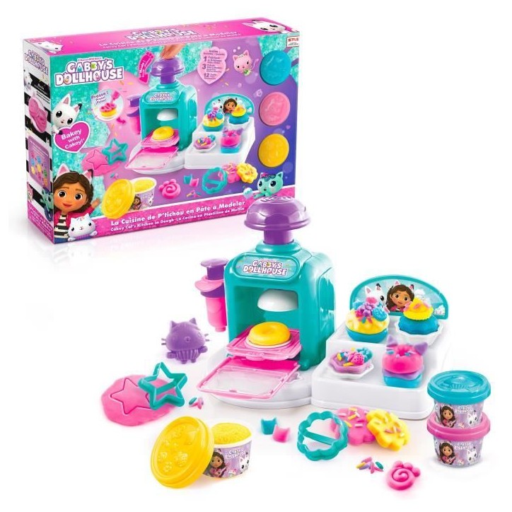 Canal Toys - GABBY ET LA MAISON MAGIQUE - La Cuisine de P'tichou en Pâte a Modeler - GAB 022 Canal Toys - GABBY ET LA MAISON MAGIQUE - La Cuisine de P'tichou en Pâte a Modeler - GAB 022