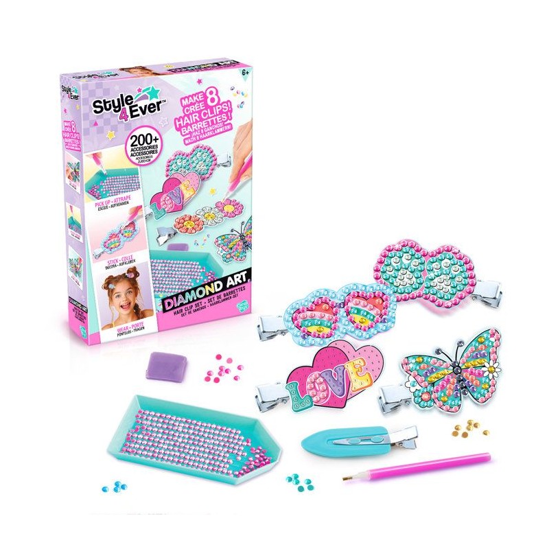 Canal Toys - Style 4 Ever - Set de barrettes Diamant Art - OFG 334