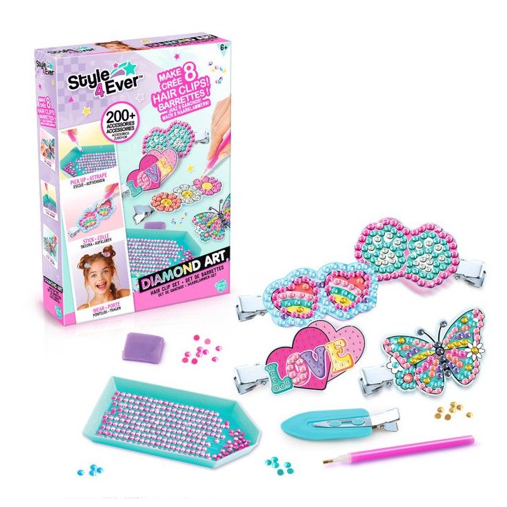 Canal Toys - Style 4 Ever - Set de barrettes Diamant Art - OFG 334