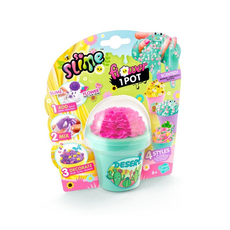 Slime Flower 1 Pot -So Slime- Canal Toys Des 6 ans - SSC 417