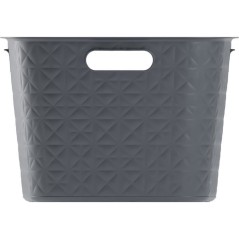 Corbeille a Linge - Softex - 45 L - Gris - Curver