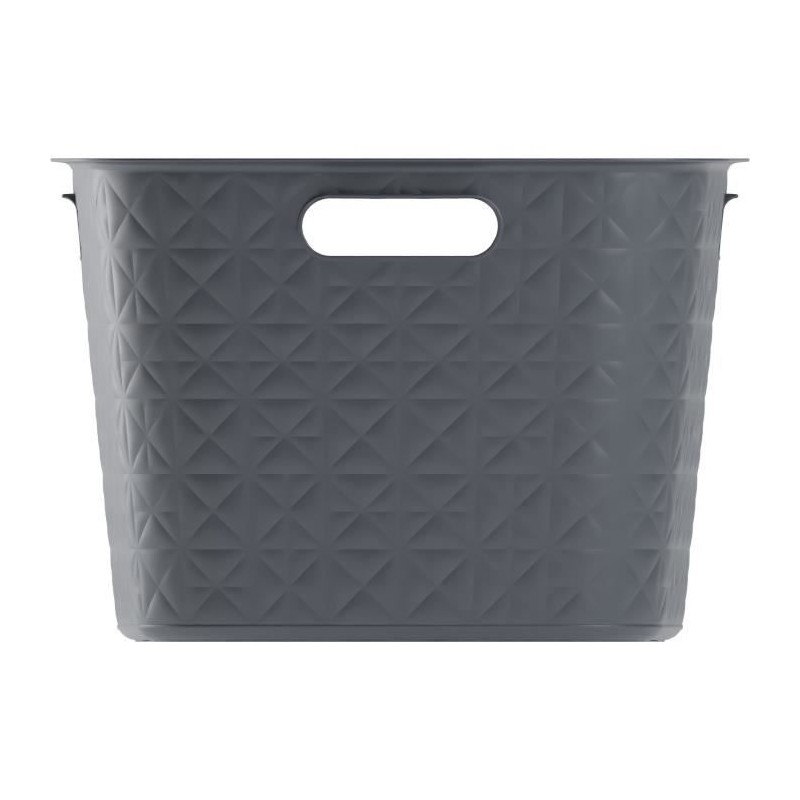 Corbeille a Linge - Softex - 45 L - Gris - Curver