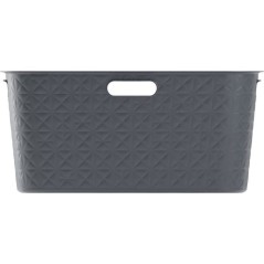 Corbeille a Linge - Softex - 45 L - Gris - Curver