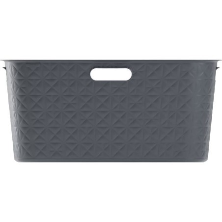 Corbeille a Linge - Softex - 45 L - Gris - Curver