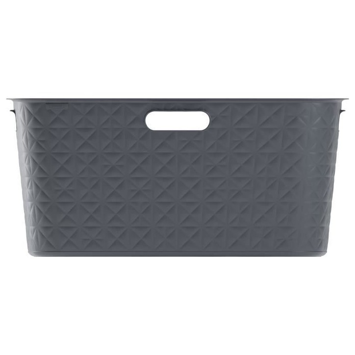 Corbeille a Linge - Softex - 45 L - Gris - Curver