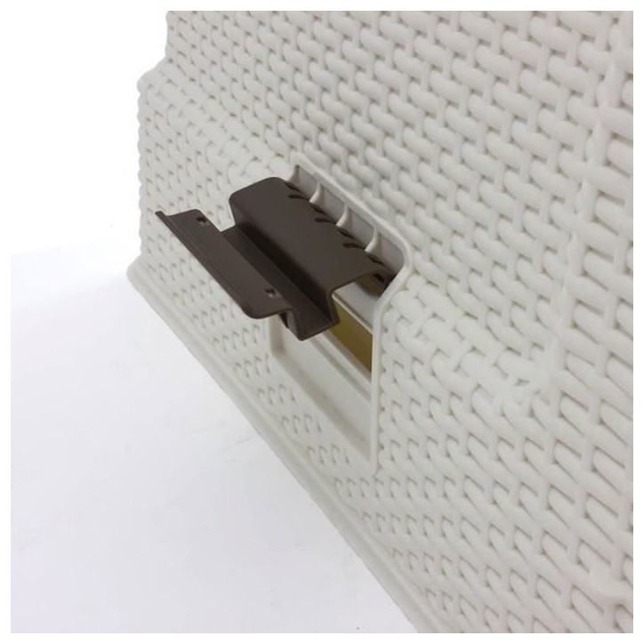 Curver Bac a litiere pour chats 51x38,5x39,5 cm Blanc Curver Bac a litiere pour chats 51x38,5x39,5 cm Blanc