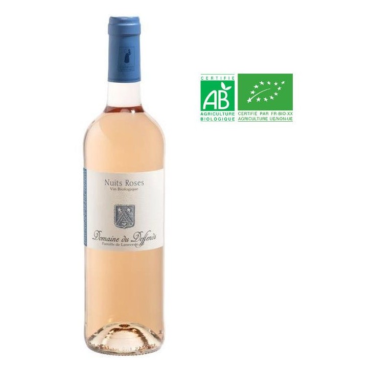 Domaine du Deffends Nuits Roses 2024 Côtes Varois en Provence - Vin rosé de Provence - Bio