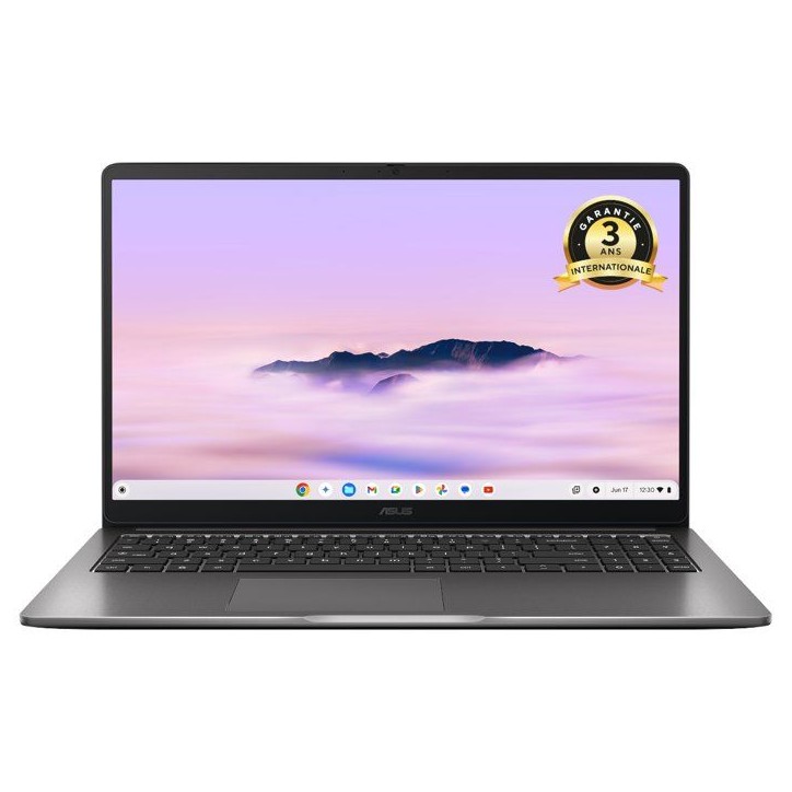 Ordinateur Portable ASUS Chromebook CX1505 : Chrome OS - 15,6 FHD - Intel Core 3-N355 - RAM 16Go - 256Go eMMC Ordinateur Portable ASUS Chromebook CX1505 : Chrome OS - 15,6 FHD - Intel Core 3-N355 - RAM 16Go - 256Go eMMC