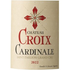 Château Croix Cardinale 2022 Saint-Emilion Grand Cru - Vin rouge de Bordeaux