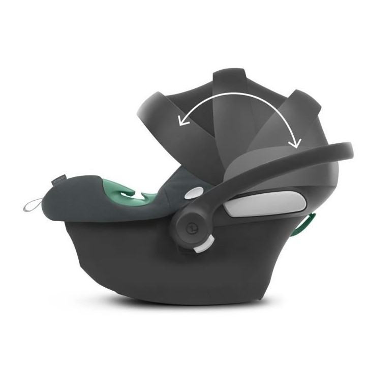 Siege auto Aton B2 I-Size - Groupe 0+ - Gris foncé et acier Siege auto Aton B2 I-Size - Groupe 0+ - Gris foncé et acier
