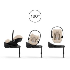 Siege auto - CYBEX - Base G3 - i-Size 180° - jusqu'a 4 ans - Noir