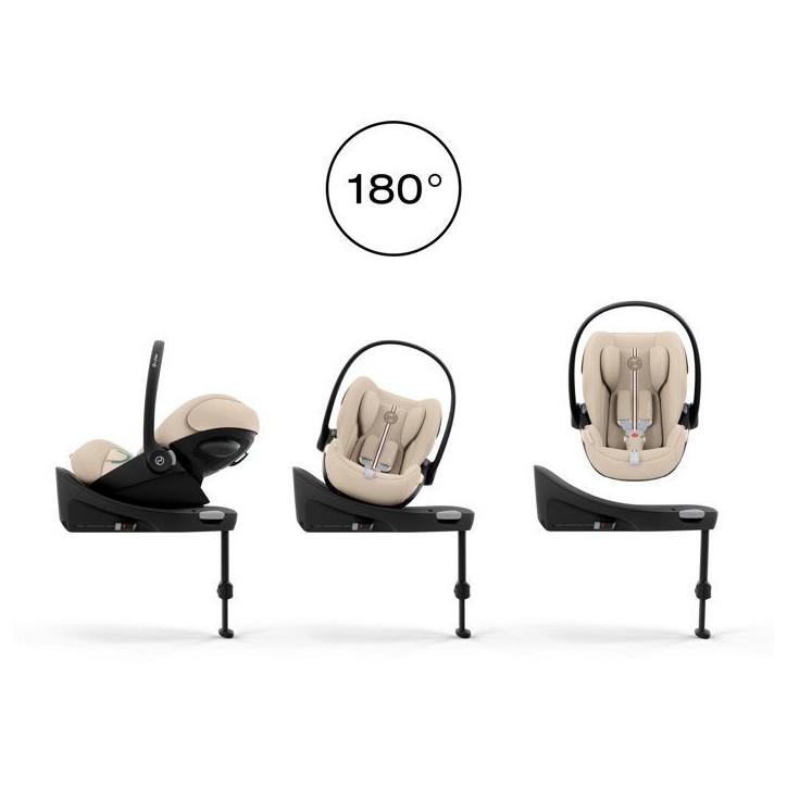 Siege auto - CYBEX - Base G3 - i-Size 180° - jusqu'a 4 ans - Noir Siege auto - CYBEX - Base G3 - i-Size 180° - jusqu'a 4 ans - Noir