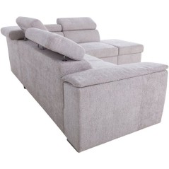 Canapé d'angle convertible réversible - 5 places - DAYTONA - Tissu B