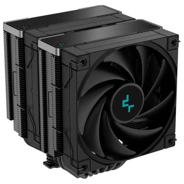 DEEPCOOL - AK620 Zero Dark - R-AK620-BKNNMT-G-1 - Ventirad CPU - 120mm - Noir - 2 ventilateurs PWM - 6 Calloducs - TDP 260W