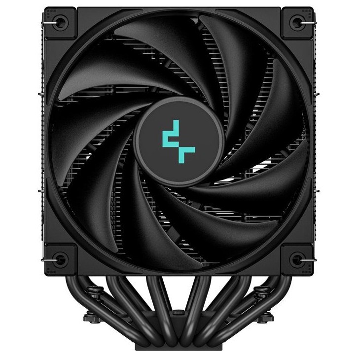 DEEPCOOL - AK620 Zero Dark - R-AK620-BKNNMT-G-1 - Ventirad CPU - 120mm - Noir - 2 ventilateurs PWM - 6 Calloducs - TDP 260W