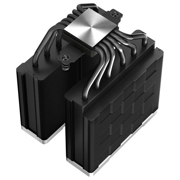 DEEPCOOL - AK620 Zero Dark - R-AK620-BKNNMT-G-1 - Ventirad CPU - 120mm - Noir - 2 ventilateurs PWM - 6 Calloducs - TDP 260W