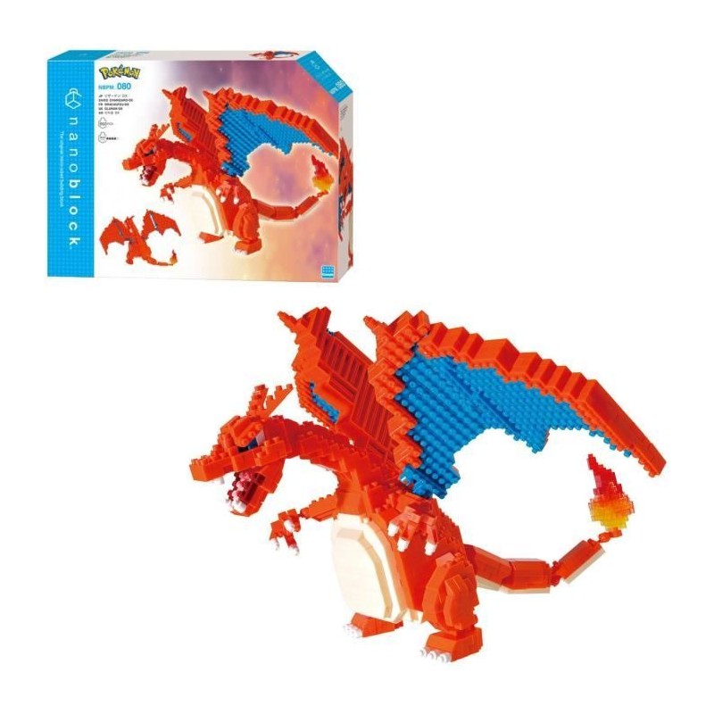 Figurine Pokémon Dracaufeu (Charizard) - BANDAI - Nanoblock - Figurin Figurine Pokémon Dracaufeu (Charizard) - BANDAI - Nanoblock - Figurin