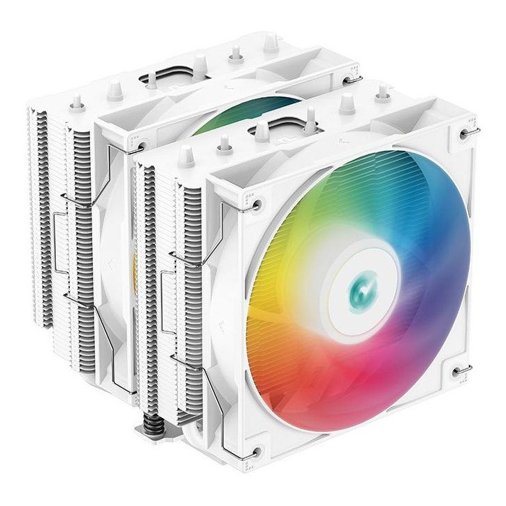 DEEPCOOL - Gammaxx ARGB - R-AG620-WHANMN-G-2 - Ventirad CPU - 120 mm - Ventilateur double tour PWM RGB - 6 Calloducs -TDP 260W DEEPCOOL - Gammaxx ARGB - R-AG620-WHANMN-G-2 - Ventirad CPU - 120 mm - Ventilateur double tour PWM RGB - 6 Calloducs -TDP 260W