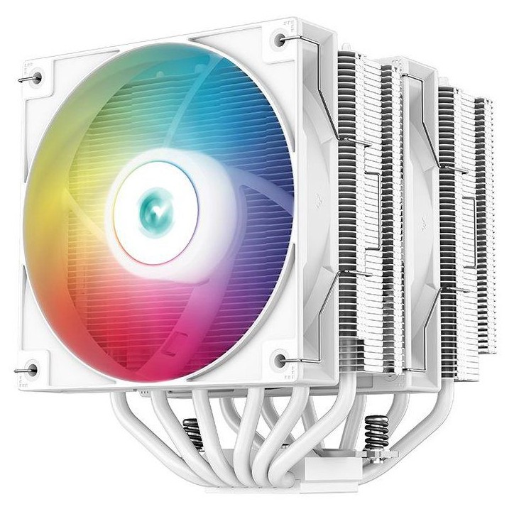 DEEPCOOL - Gammaxx ARGB - R-AG620-WHANMN-G-2 - Ventirad CPU - 120 mm - Ventilateur double tour PWM RGB - 6 Calloducs -TDP 260W DEEPCOOL - Gammaxx ARGB - R-AG620-WHANMN-G-2 - Ventirad CPU - 120 mm - Ventilateur double tour PWM RGB - 6 Calloducs -TDP 260W