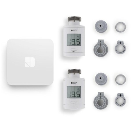 Tetes Thermostatiques et box connectée - Delta Dore - Pack TRV 1.0 co