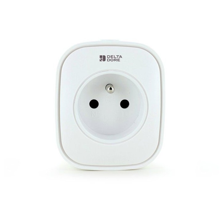 Prise connectée DELTA DORE Easy Plug E16EM 16A Blanc