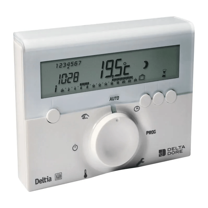Programmateur filaire - DELTA DORE - Deltia 8.00 - Pour chaudiere pomp