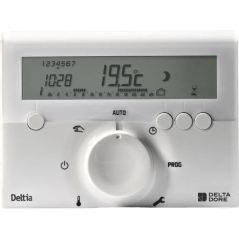 Programmateur filaire - DELTA DORE - Deltia 8.00 - Pour chaudiere pompe a chaleur ou radiateurs électriques